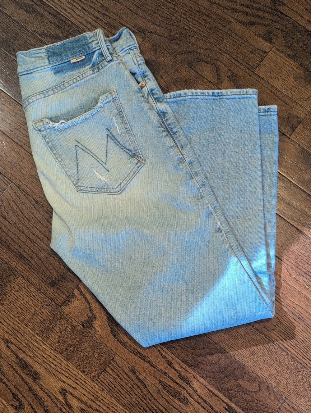 MOTHER Light Blue Denim Jeans